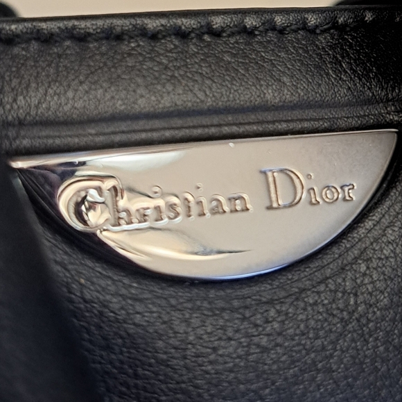 Authentic Vintage Christian Dior Leather Handbag - Picture 6 of 11